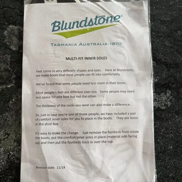 Blundstone Classic Leather Boots 7.5 with extra insoles - Picture 7 of 7